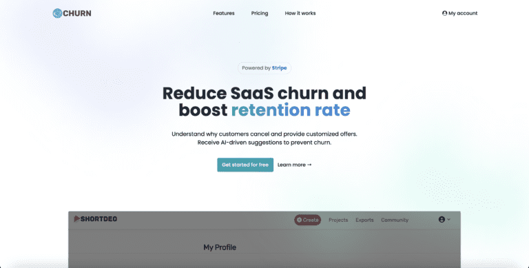 Echurn page