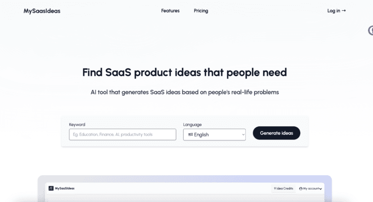 my saas ideas